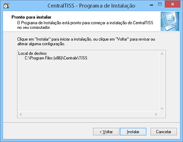 Iniciando a instalação Iniciando a instalação