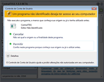Controle de Conta de Usu&aacute;rio